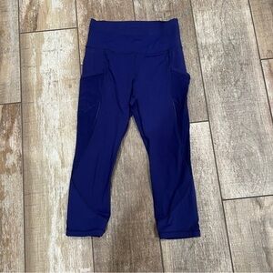 Lululemon Athletica | Mesh Capri Leggings Size 6 With Pockets